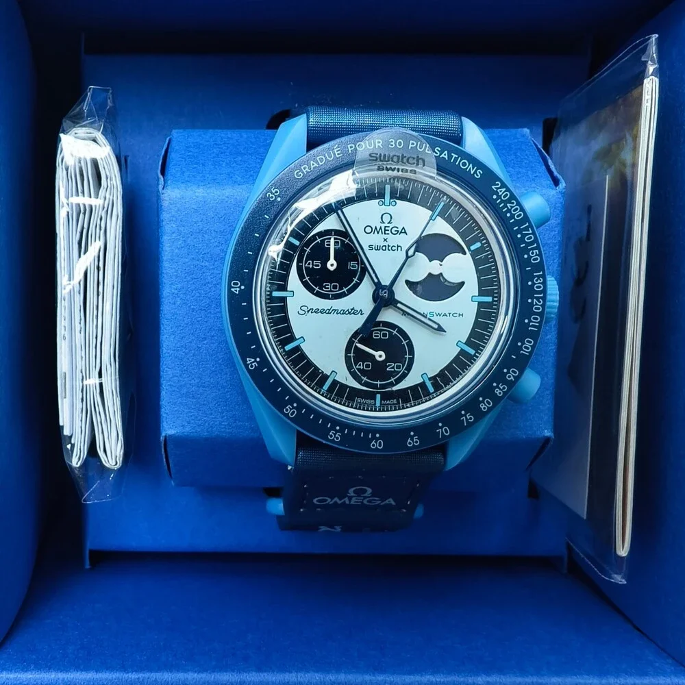 Swatch x Omega MISSION TO THE Super Blue Moonphase Watch